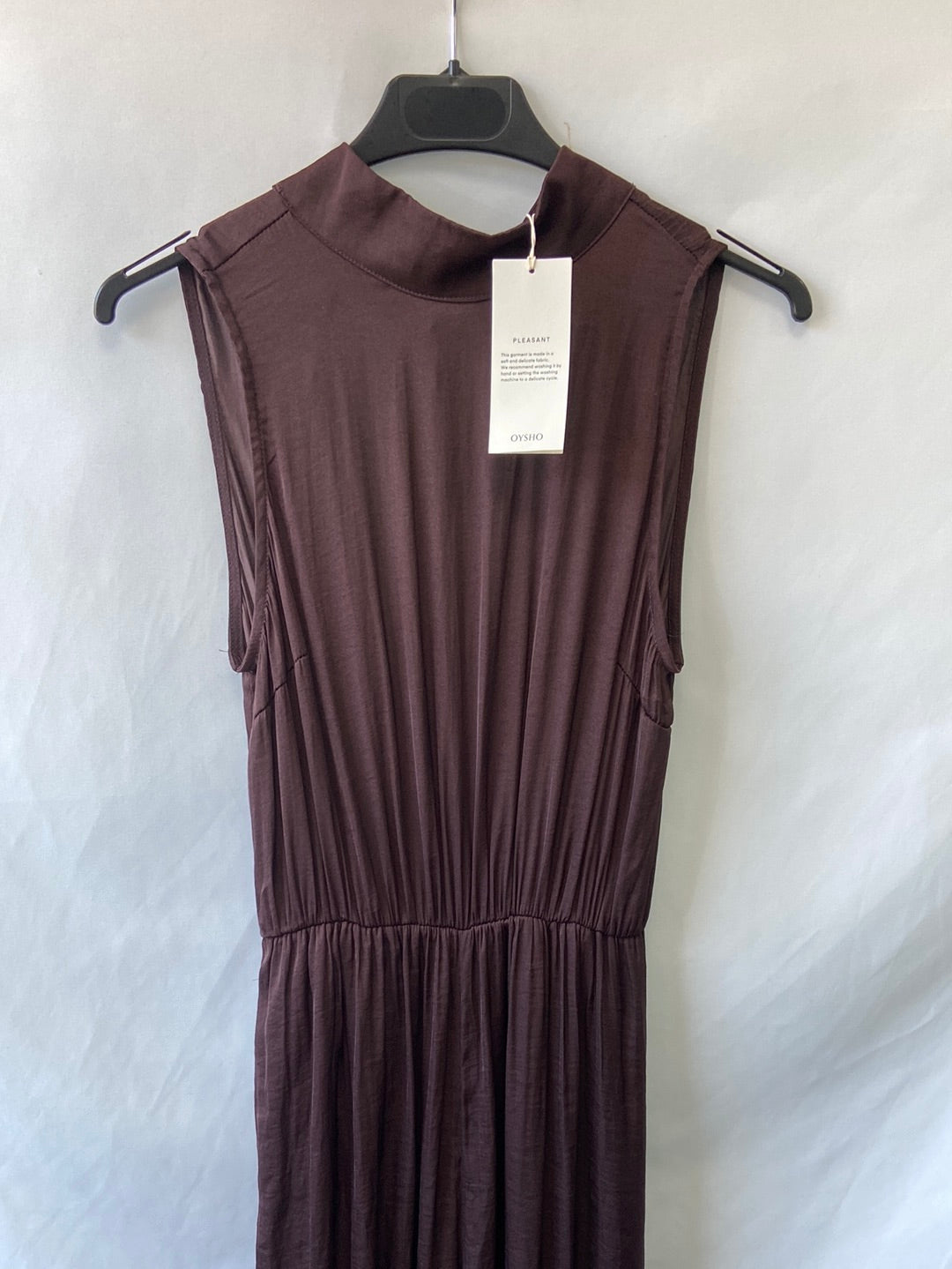 OYSHO. Long wine jumpsuit TS
