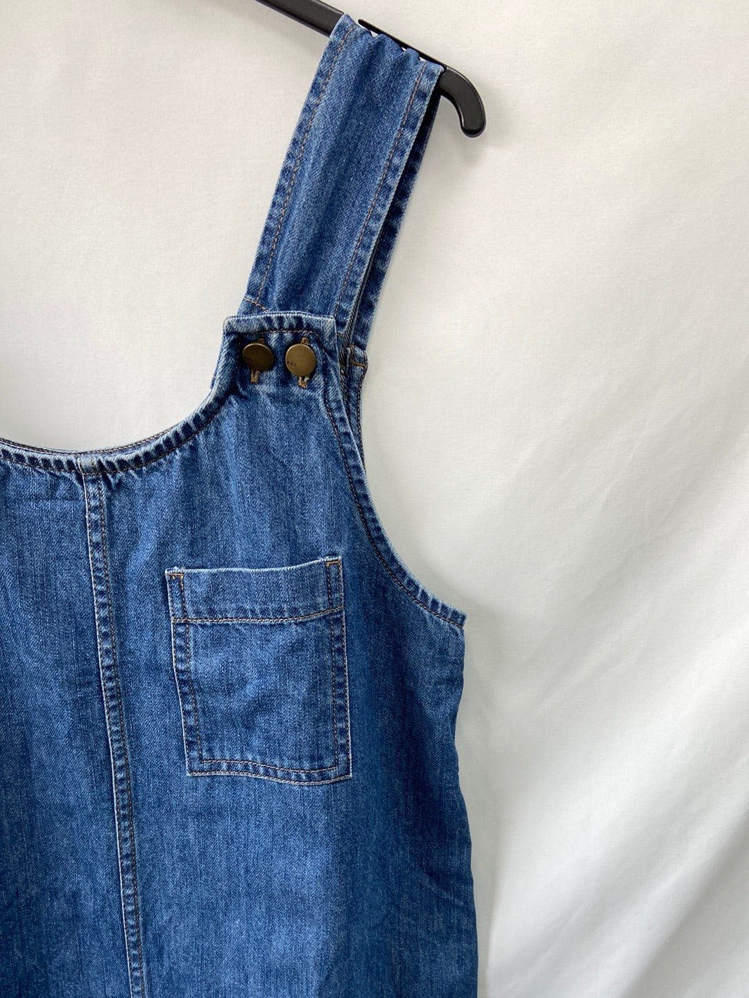 EDC(esprit).Vestido/peto denim T.s