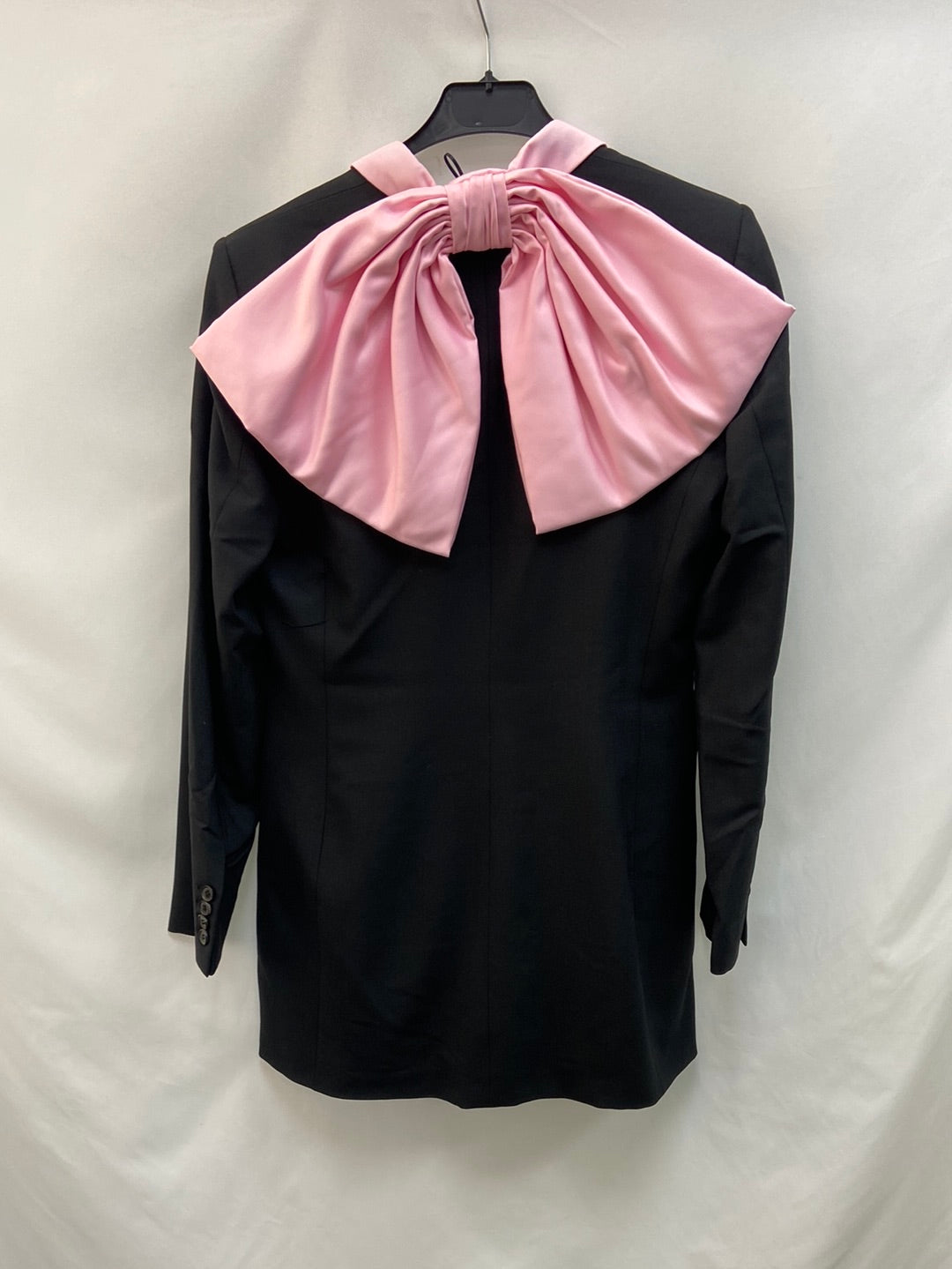 ZARA. Two-tone blazer with bow tie