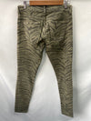 CURRENT ELLIOT.Pantalones verdes cebra T.38