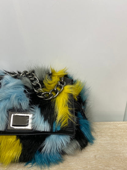 OTHERS.Multicolor fur bag