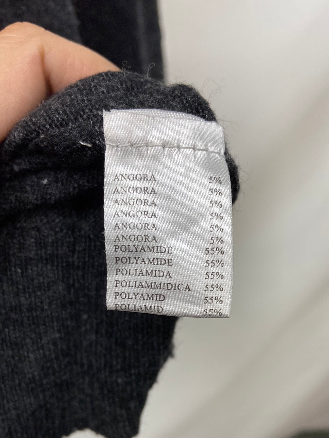 SWEEWË.Jersey gris lentejuelas y perlas T.M/L