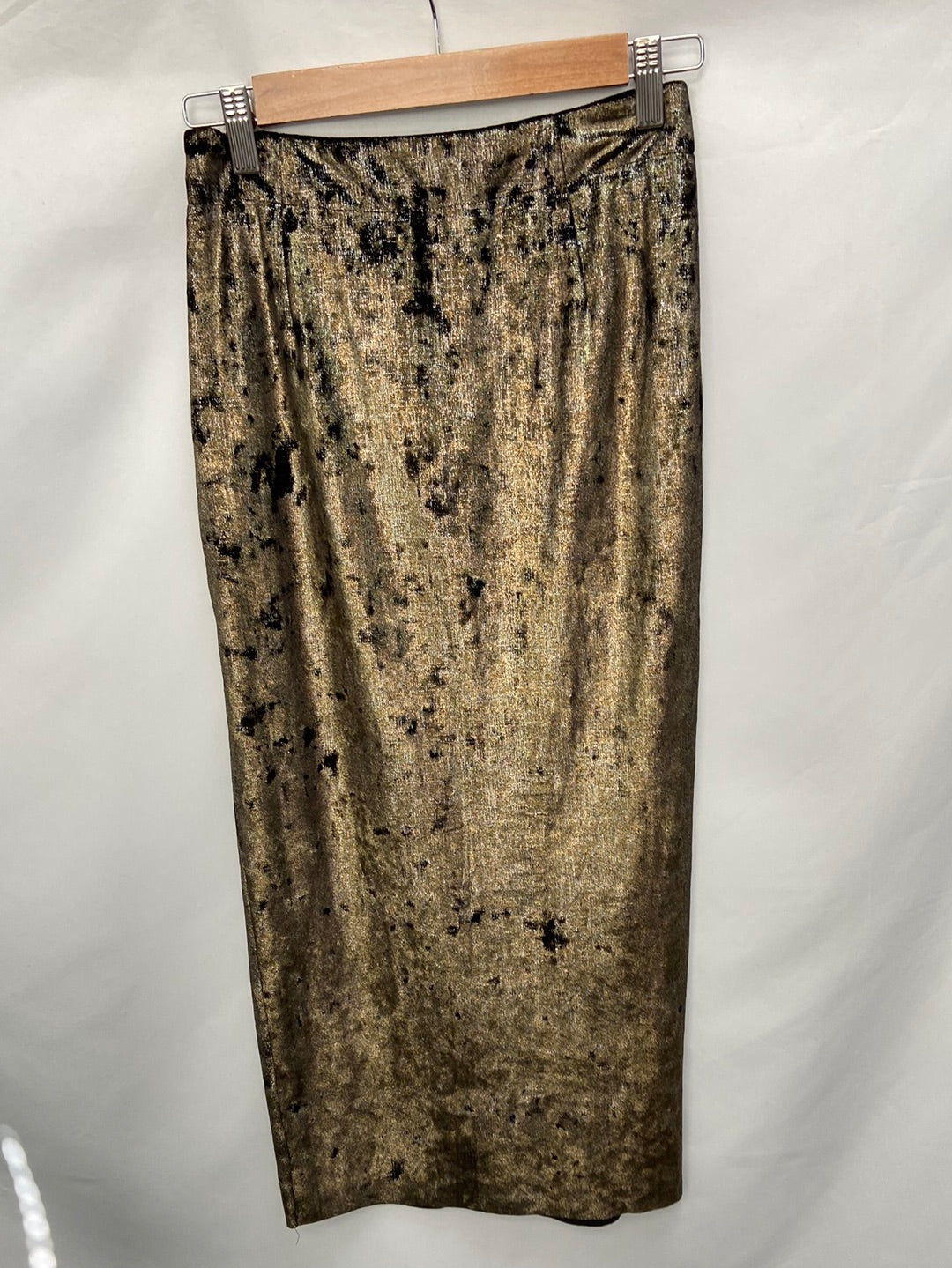 MASSCOB.Golden tube midi skirt S.34