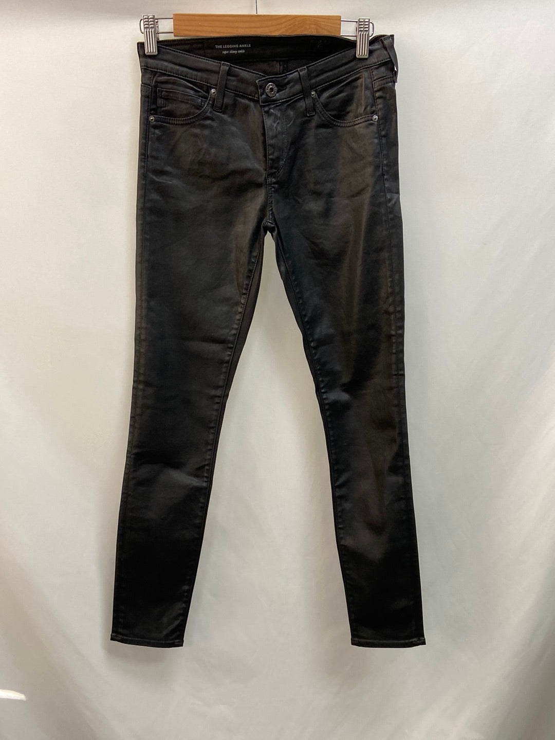 ADRIANO GOLDSHMED. Waxed trousers size 36
