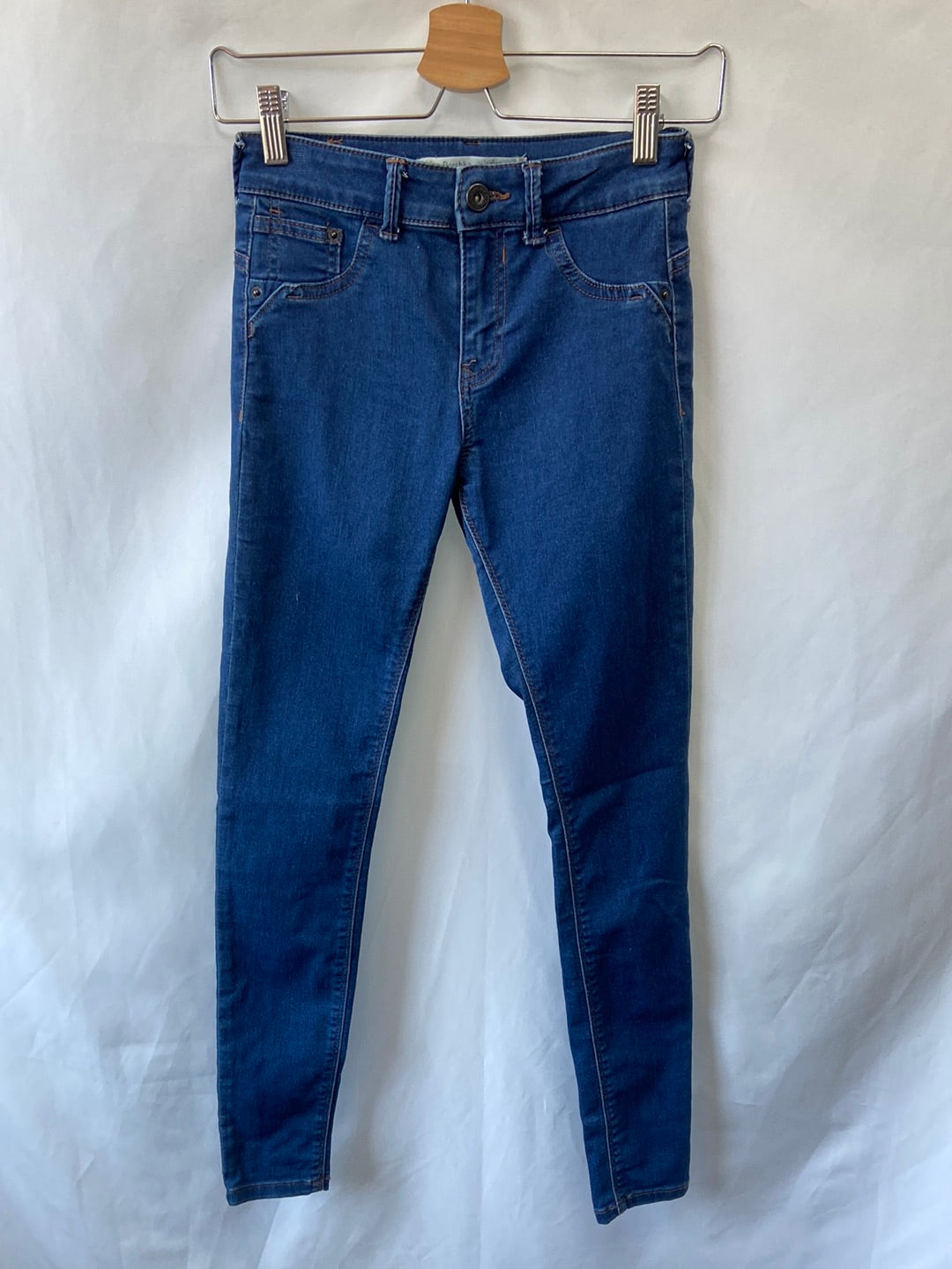 BERSHKA.Classic dark skinny jeans size 36