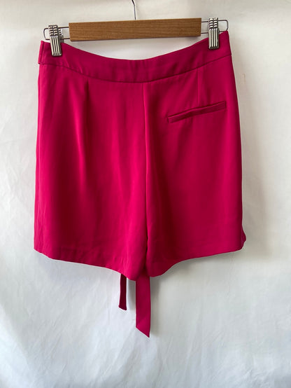 ZARA.Shorts plisados buganvilla T.S