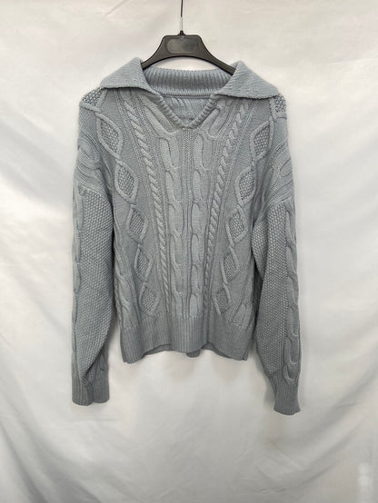 OTHERS. Chubby blue Ts polo sweater