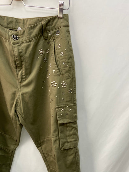 MY TWINSET. Green cargo pants size 38