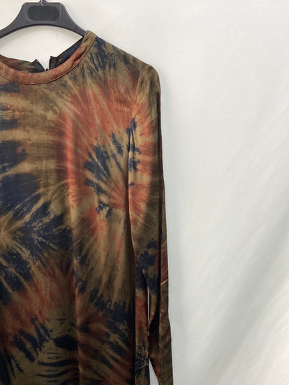 RABENS. Long tie-dye dress Ts