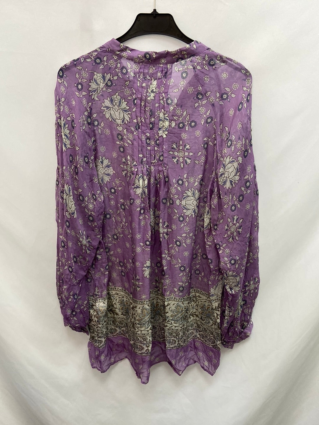 ZARA.Blusa 100% seda T.s