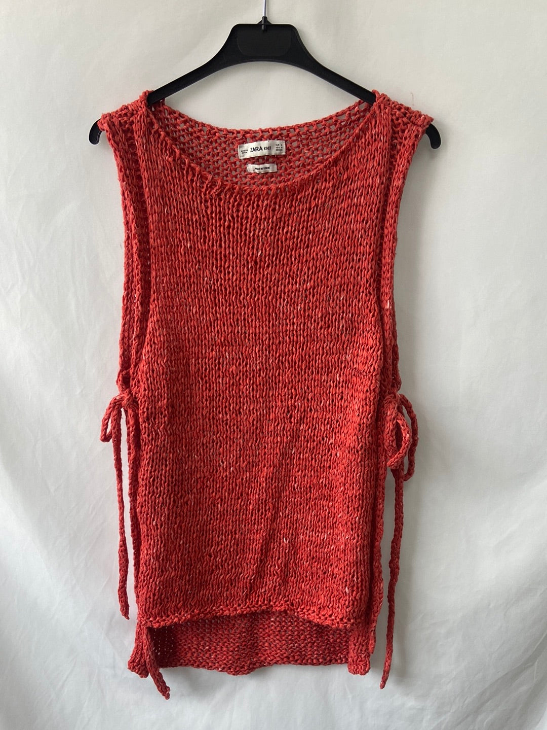 ZARA KNIT.Top punto Coral T.M