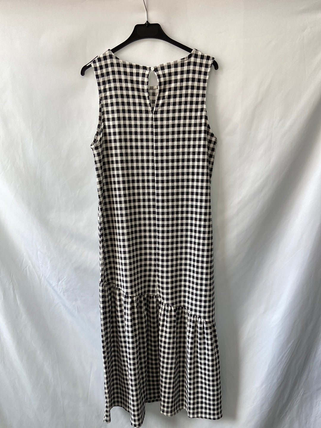 SFERA.Vestido midi cuadros vichy T.M