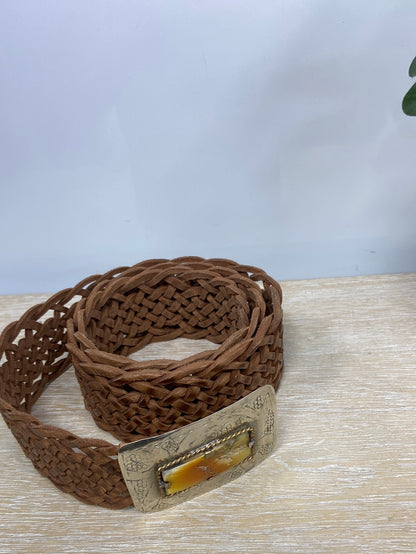 OTHERS. Camel Tu Braided Belt