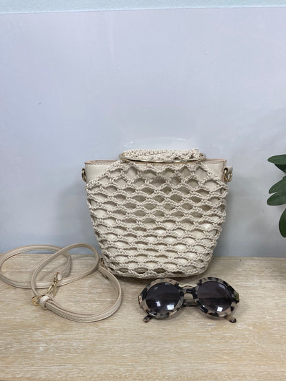 ZARA.Bolso red beige