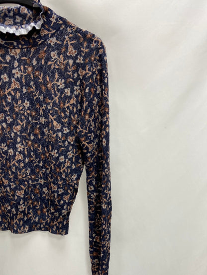 ZARA.Blue knit sweater TS