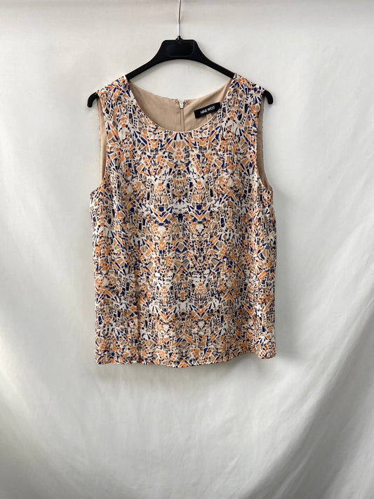 NINE WEST.Printed blouse T.xl