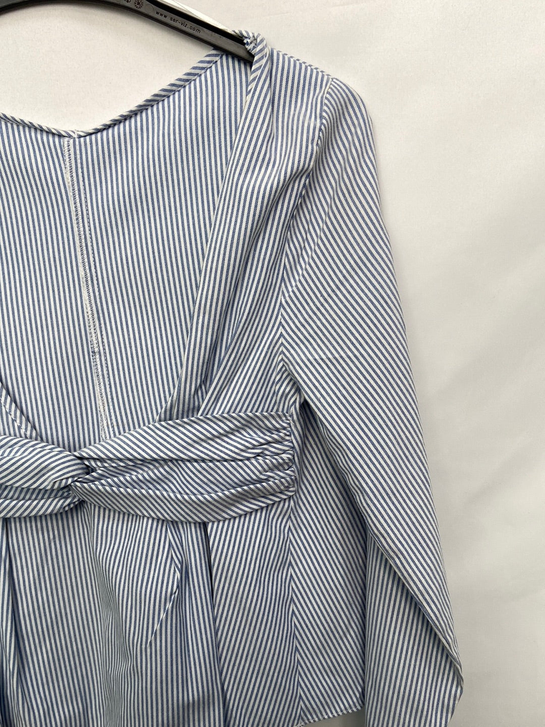 ZARA. Open back striped top Ts