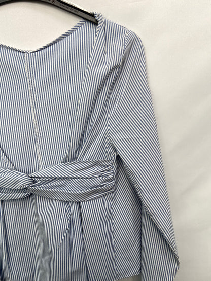 ZARA. Open back striped top Ts