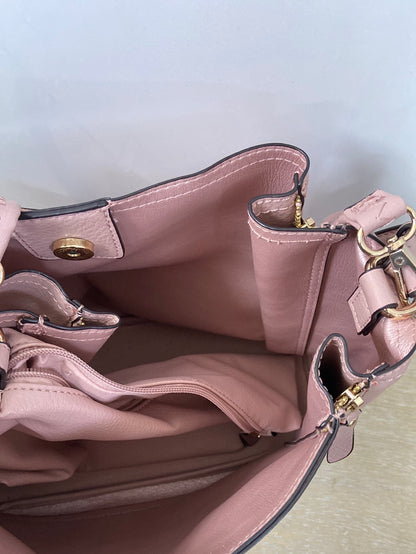 OTRAS.Bolso rosa polipiel