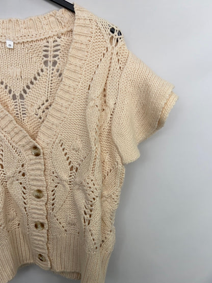 OTHERS. Beige Ts chunky knit jacket