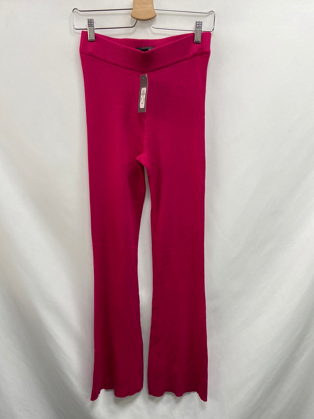 PRIMARK. Pantalón de punto rosa T.s