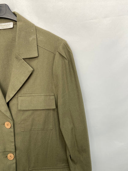 BIMANI.Green Linen Ts Jacket/Overshirt