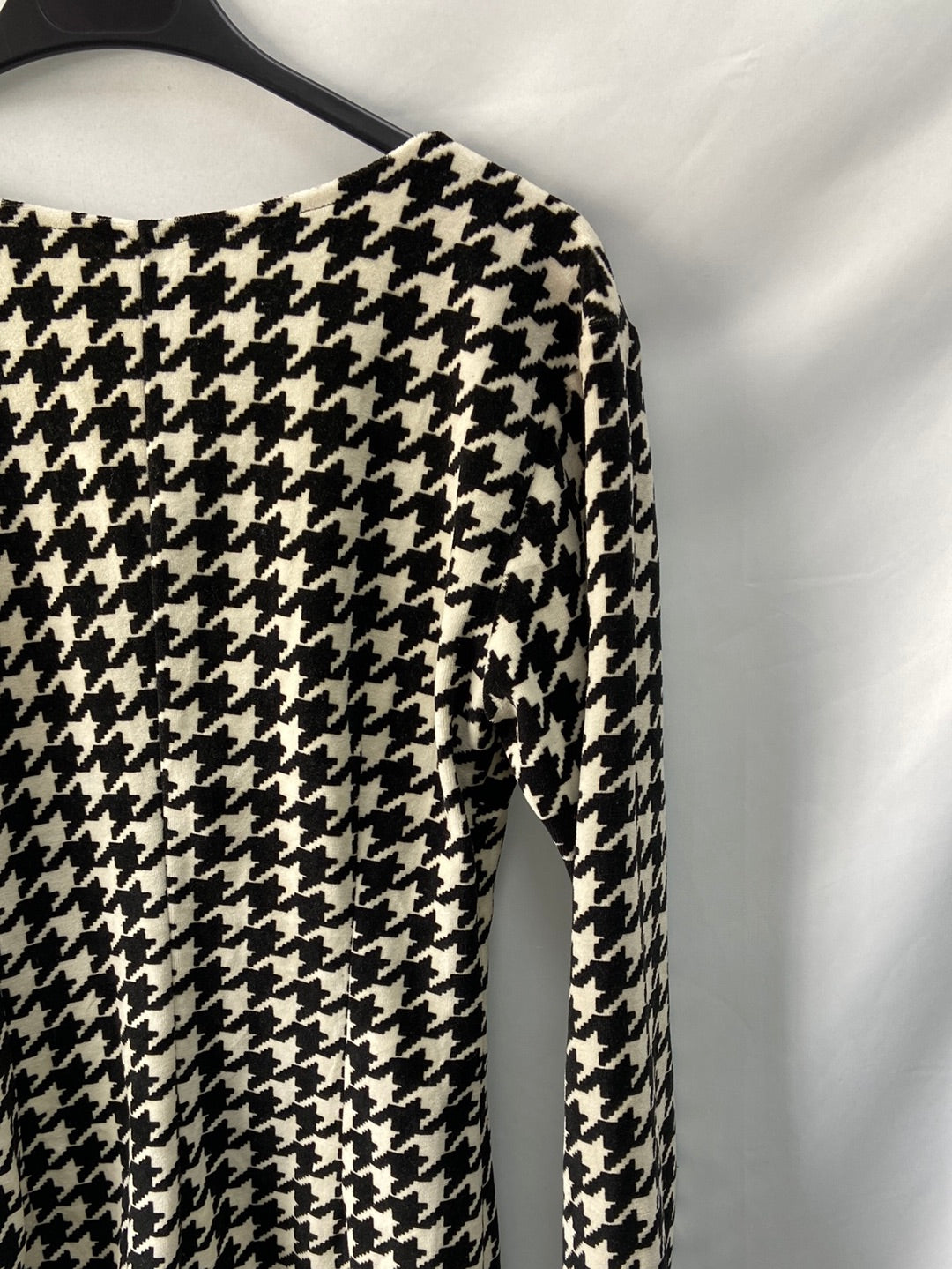 OTRAS.Vestido corto pata de gallo TU(m)