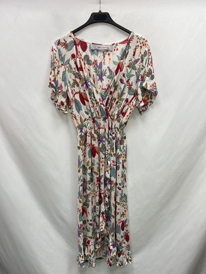 WOMEN'SECRET. White floral dress S.XS