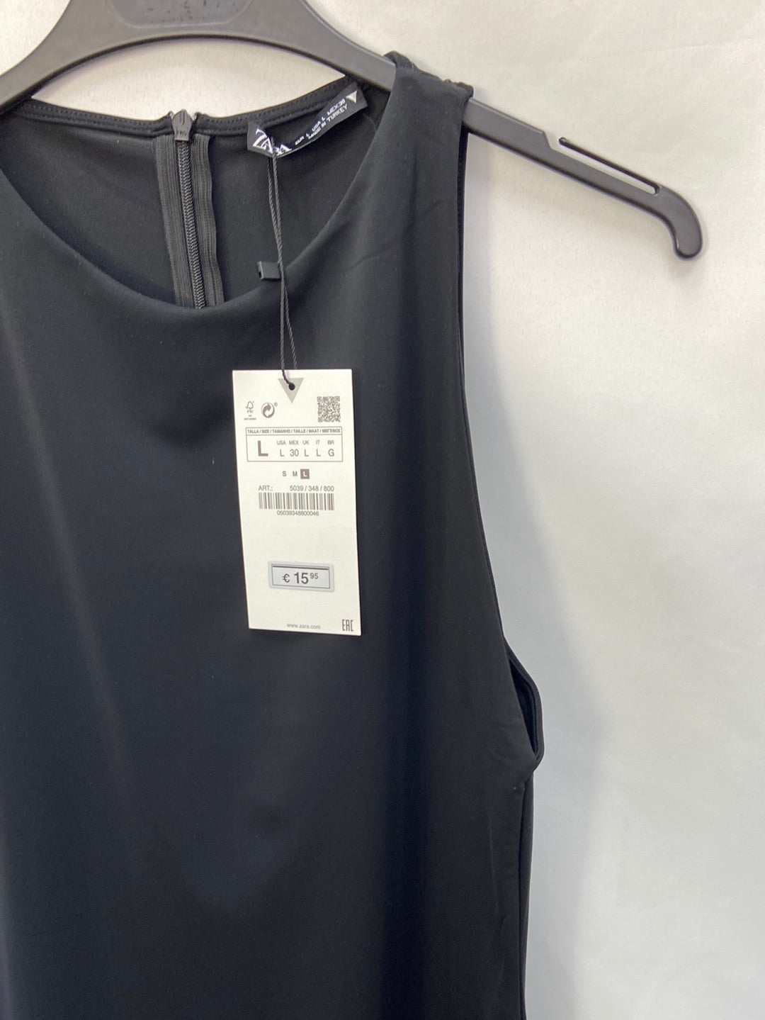 ZARA.Mono Licra negro T.L