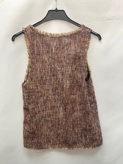 ZARA. Top tweed T.s