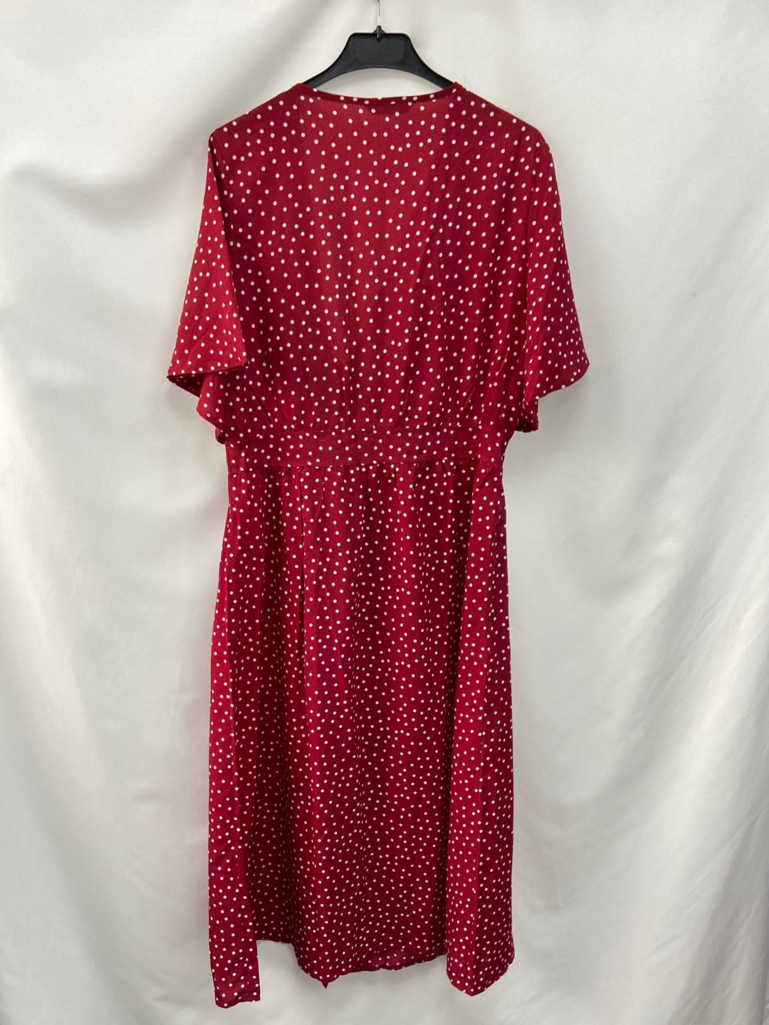 SHEIN. TL Polka Dot Midi Dress