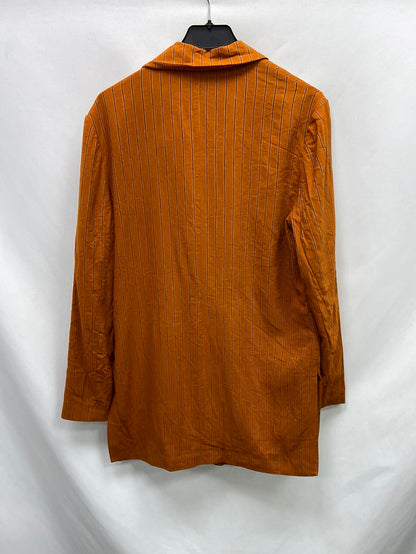 SFERA. Blazer naranja rayas T.s