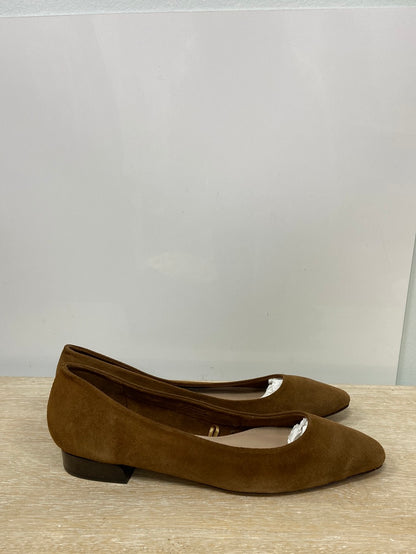 MASSIMO DUTTI.Manoletinas camel T.41