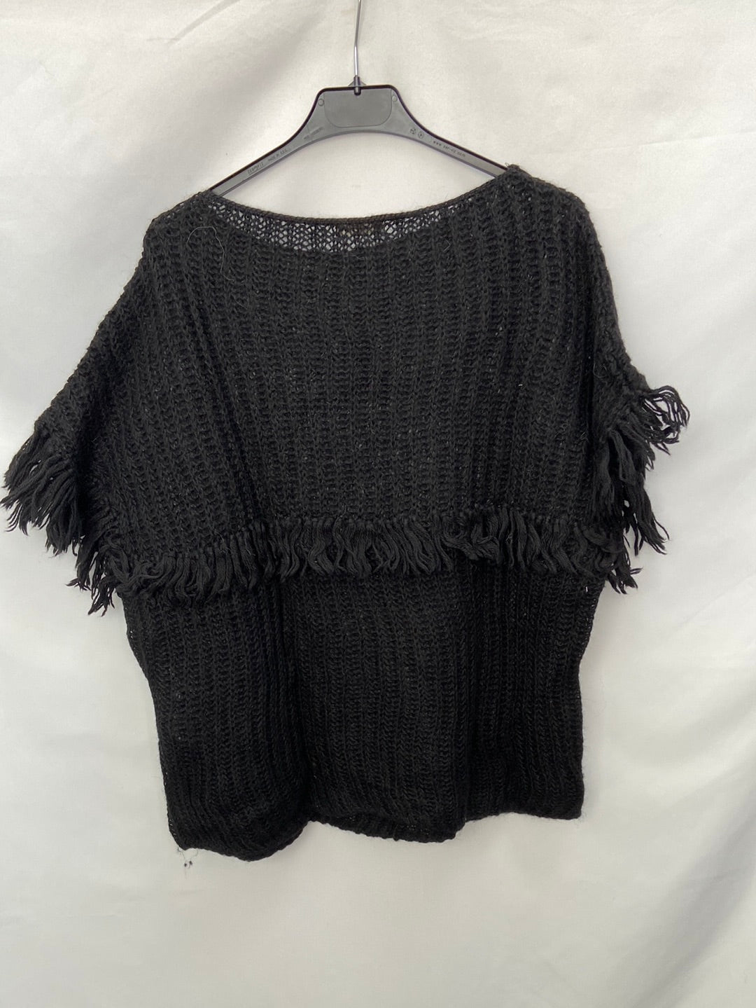 MASSCOB. Short-sleeved jersey with fringes TS