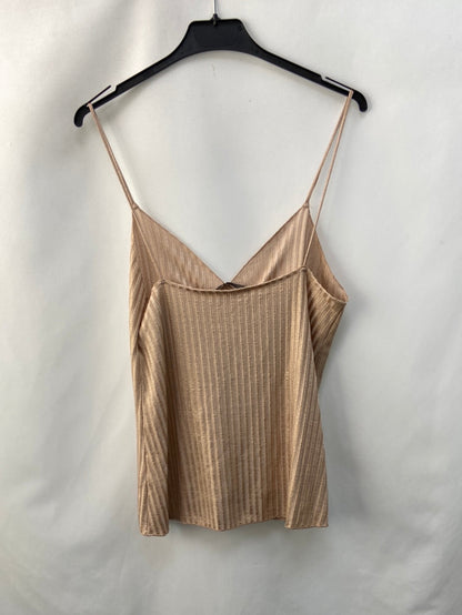 ZARA. Beige knit top TM