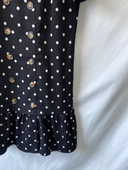 VALENTINA.Vestido corto lunares T.XL