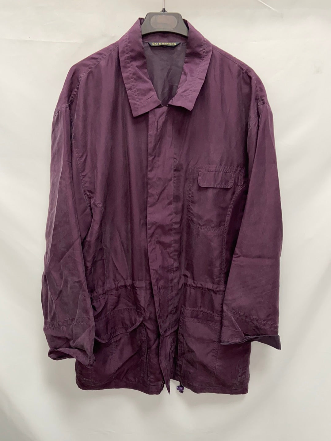 DAY&amp;MARTINS. Purple thin trench coat TU (m)