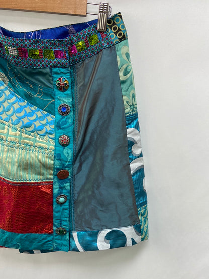 DESIGUAL.Falda multiestampado T.40