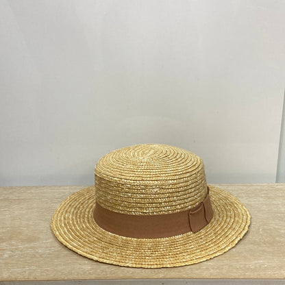 ZARA. Canotier rafia TU