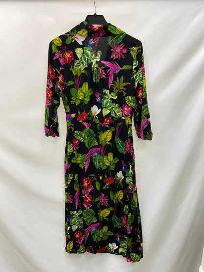 OTRAS.Vestido midi camisero estampado TU (S)