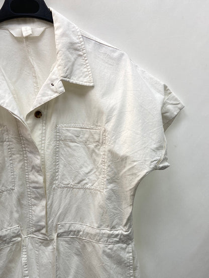 H&M.Mono corto blanco T.38