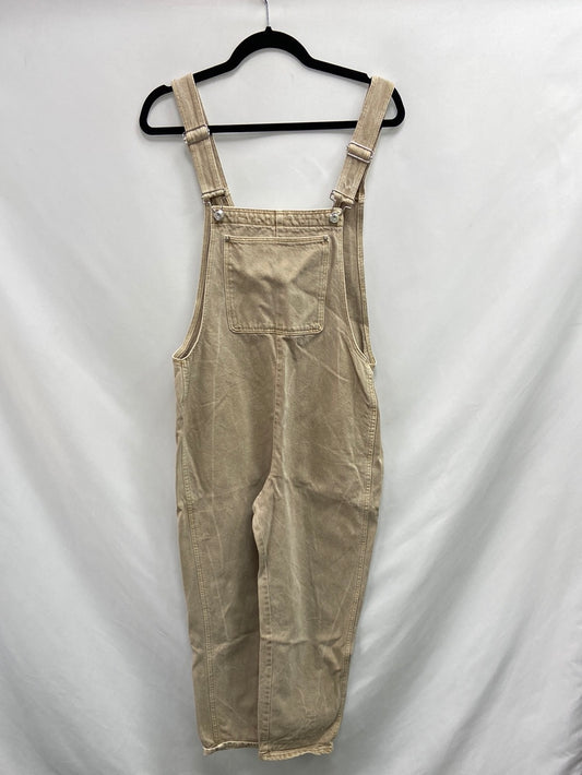 PULL&BEAR.Peto largo vaquero beige T.M