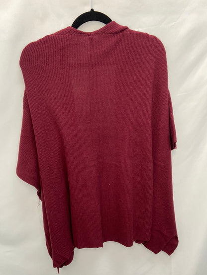 OTHERS.Burgundy poncho YOUR