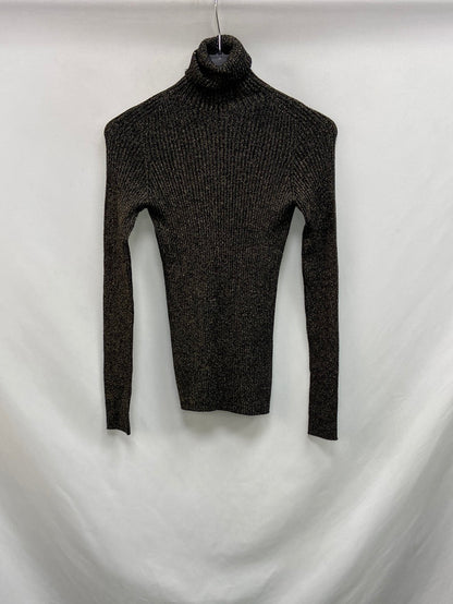 marketMASSIMO DUTTI.Jersey punto hilos dorados T.XS