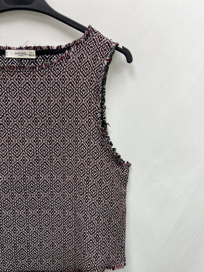 MANGO.Top tweed T.S