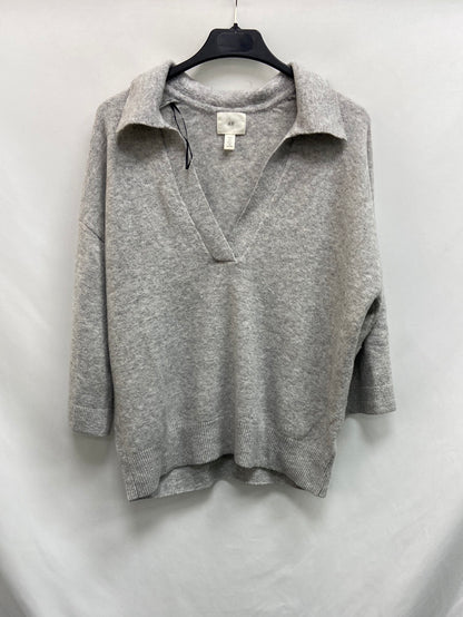 H&M.Jersey estilo pollero gris T.S