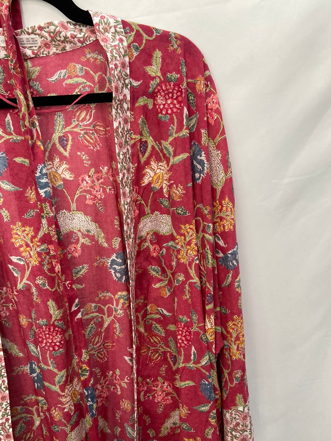 OYSHO.Pink floral kimono Ts/m