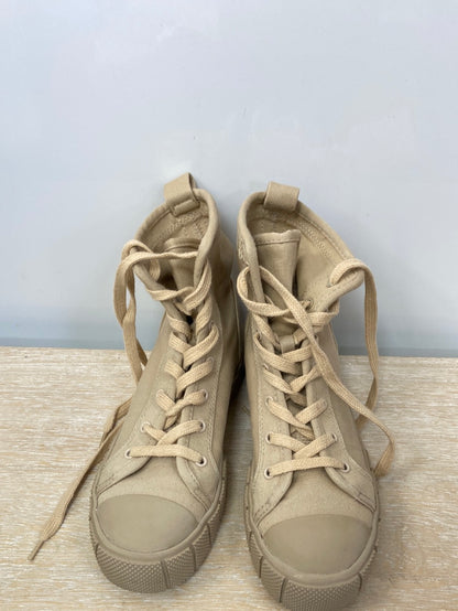 ZARA.Zapatillas beiges botín T.37