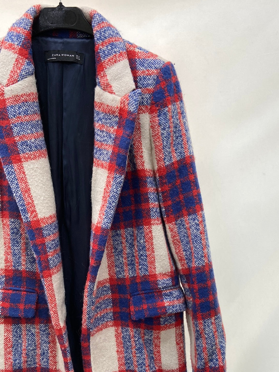 Abrigo Oversize Cuadros Zara Abrigo Largo Cuadros Zara Abrigos