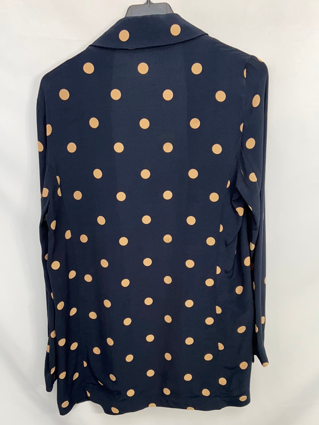 MANGO.Blazer azul lunares beige XS